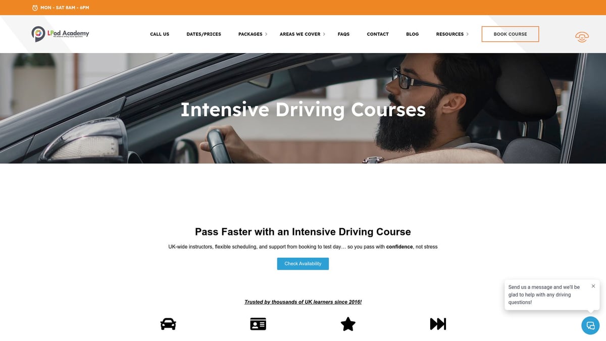 Crash Course Driving Prices: The Essential Guide 2025 - LPOD Academy: A Leading Intensive Driving Course Provider