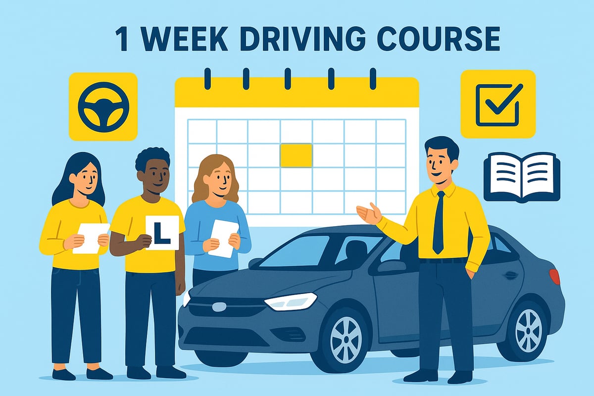 What is a 1 Week Driving Course?