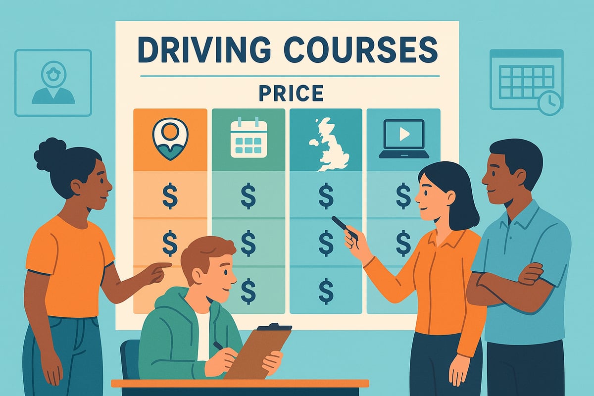 Key Factors Influencing Crash Course Driving Prices