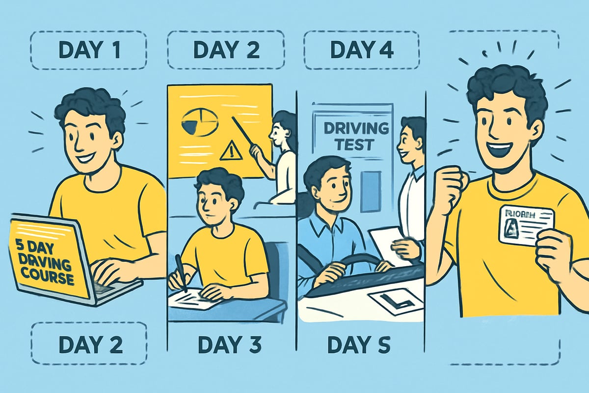How a 5 Day Driving Course Works: Step-by-Step Breakdown