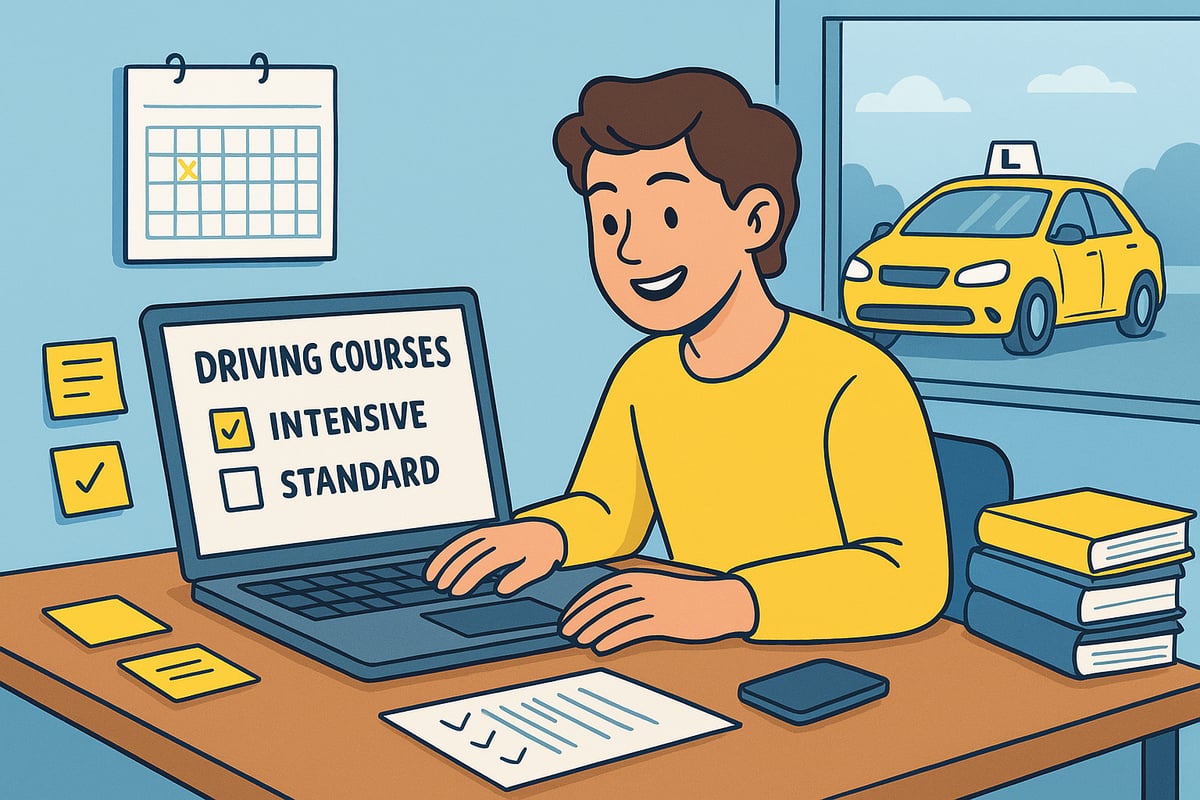 Step-by-Step Guide to Booking Your Intensive Driving Course